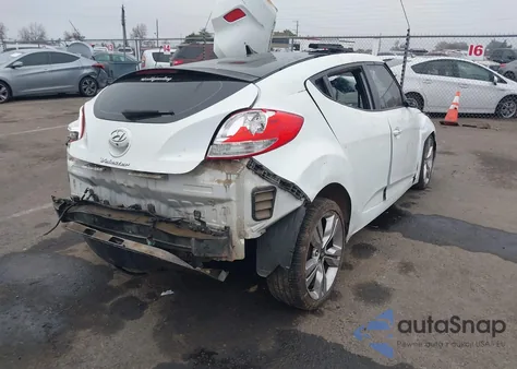 2013 Hyundai Veloster Base W/Black из США, поврежденный, VIN KMHTC6AD7DU111261